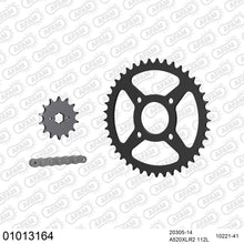 Lade das Bild in den Galerie-Viewer, AFAM Kettensatz 520, X-Ring, 3366kg, HONDA VT 125 C Shadow X,Y,1,2,3,4,5,6,7,8 1999-2008
