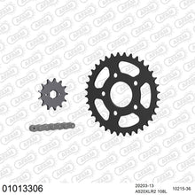 Lade das Bild in den Galerie-Viewer, AFAM Kettensatz 520, X-Ring, 3366kg, HONDA NSR 125 F J,K,L,M,N 1988-1992