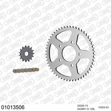 Lade das Bild in den Galerie-Viewer, AFAM Kettensatz 428, golden, 2244kg, HONDA XL 125 R C,D,E,F,G,H,J,K,L,M,N,P,R,S,T,V 1982-1997