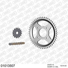 Lade das Bild in den Galerie-Viewer, AFAM Kettensatz 428, golden, 2244kg, HONDA NX 125 Transcity K,L,M,N,P,R,S,T,V 1989-1997