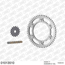 Lade das Bild in den Galerie-Viewer, AFAM Kettensatz 428, X-Ring, golden, 2244kg, HONDA XR 125 L 3,4,5,6,7,8 2003-2008