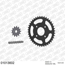 Lade das Bild in den Galerie-Viewer, AFAM Kettensatz 520, X-Ring, 3366kg, HONDA MTX 125 RW H,J,K,L,M,N,P,R,S 1987-1995