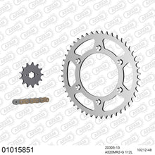 Lade das Bild in den Galerie-Viewer, AFAM Kettensatz 520, golden, 3498kg, HONDA CRF 150 F 3,4,5 2003-2005
