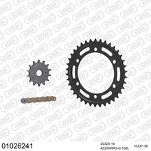 Lade das Bild in den Galerie-Viewer, AFAM Kettensatz 520, X-Ring, golden, 3498kg, HONDA CBR 250 RA ABS B,C,D 2011-2013