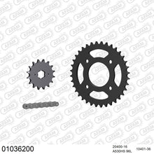 Lade das Bild in den Galerie-Viewer, AFAM Kettensatz 530, 3631kg, HONDA CB 360 G5 1975-1975