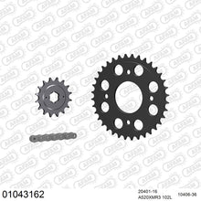 Lade das Bild in den Galerie-Viewer, AFAM Kettensatz 520, X-Ring, 4385kg, HONDA CM 400 T B,C,D 1981-1983