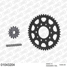 Lade das Bild in den Galerie-Viewer, AFAM Kettensatz 530, X-Ring, 4385kg, HONDA VF 400 F D,E,F 1983-1985