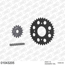 Lade das Bild in den Galerie-Viewer, AFAM Kettensatz 520, X-Ring, 4385kg, HONDA CB 400 N B,C,D 1981-1983