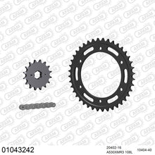 Lade das Bild in den Galerie-Viewer, AFAM Kettensatz 530, X-Ring, 4385kg, HONDA VFR 400 R F,G 1985-1986