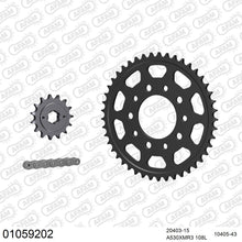 Lade das Bild in den Galerie-Viewer, AFAM Kettensatz 530, X-Ring, 4385kg, HONDA VF 500 F D,E 1983-1984