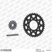 Lade das Bild in den Galerie-Viewer, AFAM Kettensatz 530, X-Ring, 4385kg, HONDA VF 500 F2 F,G,H 1985-1987