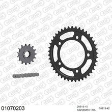Lade das Bild in den Galerie-Viewer, AFAM Kettensatz 525, X-Ring, 4385kg, HONDA CB 600 FA Hornet ABS Y,1,2,3,4 2000-2004