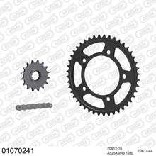 Lade das Bild in den Galerie-Viewer, AFAM Kettensatz 525, X-Ring, 4385kg, HONDA CBR 600 F X,Y 1999-2000
