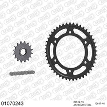 Lade das Bild in den Galerie-Viewer, AFAM Kettensatz 525, X-Ring, 4385kg, HONDA CBR 600 FS 1,2 2001-2002