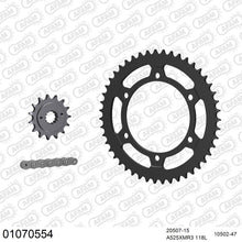 Lade das Bild in den Galerie-Viewer, AFAM Kettensatz 525, X-Ring, 4385kg, HONDA XL 600 V Transalp K,L,M,N,P,R,S,T,V,W,X,Y 1989-2000