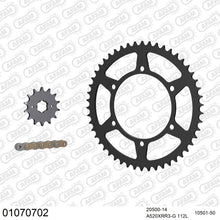 Lade das Bild in den Galerie-Viewer, AFAM Kettensatz 520, X-Ring, golden, 3498kg, HONDA XR 600 R J,K,L 1988-1990