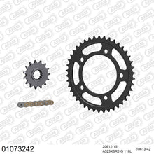 Lade das Bild in den Galerie-Viewer, AFAM Kettensatz 525, X-Ring, golden, 4263kg, HONDA CBR 650 R K,L 2019-2020