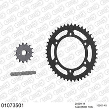 Lade das Bild in den Galerie-Viewer, AFAM Kettensatz 520, X-Ring, 4385kg, HONDA NX 650 Dominator K,L 1989-1990