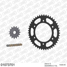 Lade das Bild in den Galerie-Viewer, AFAM Kettensatz 520, X-Ring, golden, 3498kg, HONDA XR 650 L P,R,S,T,V,W,X,Y,1,2,3,4,5,6,7,8,9,A,B,C,D,E,F,G,H,J,K 1993-2019