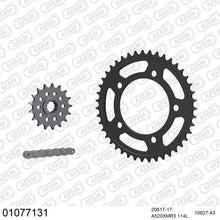 Lade das Bild in den Galerie-Viewer, AFAM Kettensatz 520, X-Ring, 4385kg, HONDA NC 750 SA ABS E,F,G,H,J,K,L 2014-2020