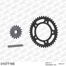 Lade das Bild in den Galerie-Viewer, AFAM Kettensatz 525, X-Ring, 4385kg, HONDA VT 750 DC Black Widow Y 2000-2000