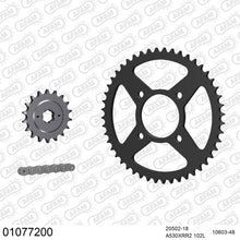 Lade das Bild in den Galerie-Viewer, AFAM Kettensatz 530, X-Ring, 3988kg, HONDA CB 750 K 0,0,1,1,2,3,4,5,6 1969-1977