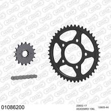 Lade das Bild in den Galerie-Viewer, AFAM Kettensatz 530, X-Ring, 4385kg, HONDA CB 900 F Bol d'Or Z,A,B 1979-1981