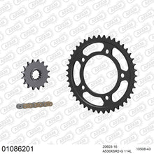 Lade das Bild in den Galerie-Viewer, AFAM Kettensatz 530, X-Ring, golden, 4263kg, HONDA CB 900 F Hornet 2,3,4,5,6,7 2002-2007