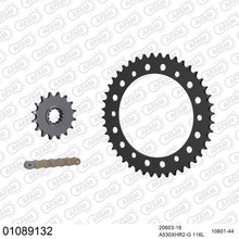 Lade das Bild in den Galerie-Viewer, AFAM Kettensatz 530, X-Ring, golden, 4987kg, HONDA CB 1000 R 9,A,B,C,D,E,F 2009-2015