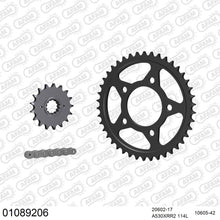 Lade das Bild in den Galerie-Viewer, AFAM Kettensatz 530, X-Ring, 3988kg, HONDA CBR 1000 F Dual Brake System P,R,S 1993-1995