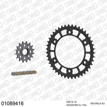 Lade das Bild in den Galerie-Viewer, AFAM Kettensatz 520, X-Ring, golden, 4263kg, HONDA CBR 1000 RR SP2 S Fireblade J,K 2018-2019