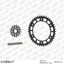 Lade das Bild in den Galerie-Viewer, AFAM Kettensatz 520, X-Ring, golden, 4263kg, HONDA CBR 1000 RR-R SP Fireblade L 2020-2020