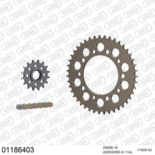 Lade das Bild in den Galerie-Viewer, AFAM Kettensatz 520, X-Ring, golden, 4263kg, Alu, HONDA CB 900 F Hornet 2,3,4,5,6,7 2002-2007