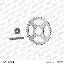 Lade das Bild in den Galerie-Viewer, AFAM Kettensatz 420, golden, 2142kg, YAMAHA TZR 50 2003-2006