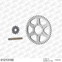 Lade das Bild in den Galerie-Viewer, AFAM Kettensatz 428, golden, 2244kg, YAMAHA TW 125 1999-2001