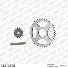 Lade das Bild in den Galerie-Viewer, AFAM Kettensatz 428, golden, 2244kg, YAMAHA TZR 125 1987-1992