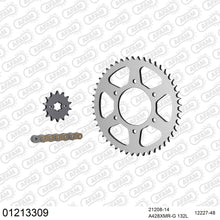 Lade das Bild in den Galerie-Viewer, AFAM Kettensatz 428, X-Ring, golden, 2244kg, YAMAHA YZF-R 125 A ABS 2015-2018