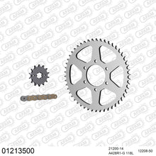 Lade das Bild in den Galerie-Viewer, AFAM Kettensatz 428, golden, 2244kg, YAMAHA XT 125 1982-1987