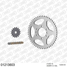 Lade das Bild in den Galerie-Viewer, AFAM Kettensatz 428, golden, 2244kg, YAMAHA DT 125 LC 1984-1984