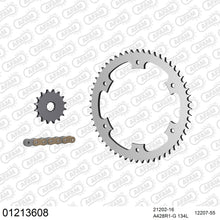 Lade das Bild in den Galerie-Viewer, AFAM Kettensatz 428, golden, 2244kg, YAMAHA DT 125 R 1989-1992
