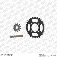 Lade das Bild in den Galerie-Viewer, AFAM Kettensatz 520, X-Ring, golden, 3498kg, YAMAHA YFM 125 Grizzly S 2004-2004