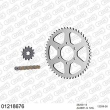 Lade das Bild in den Galerie-Viewer, AFAM Kettensatz 428, golden, 2244kg, YAMAHA TY 175 1977-1980