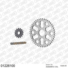 Lade das Bild in den Galerie-Viewer, AFAM Kettensatz 428, X-Ring, golden, 2244kg, YAMAHA XG 250 Tricker 2004-2007