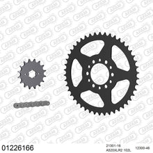Lade das Bild in den Galerie-Viewer, AFAM Kettensatz 520, X-Ring, 3366kg, YAMAHA SR 250 1991-1995