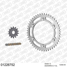 Lade das Bild in den Galerie-Viewer, AFAM Kettensatz 520, X-Ring, golden, 3498kg, YAMAHA WR 250 Z 1998-1999