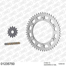 Lade das Bild in den Galerie-Viewer, AFAM Kettensatz 520, X-Ring, golden, 3498kg, YAMAHA TT 350 A 1990-1997