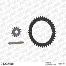 Lade das Bild in den Galerie-Viewer, AFAM Kettensatz 520, X-Ring, golden, 3498kg, YAMAHA YFM 350 X Warrior W,A,B,D,E,F,G,H,J,K,L,M,N,P,R,S 1989-2004