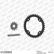 Lade das Bild in den Galerie-Viewer, AFAM Kettensatz 520, X-Ring, golden, 3498kg, YAMAHA YFM 350 Raptor S 2004-2004
