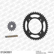 Lade das Bild in den Galerie-Viewer, AFAM Kettensatz 520, X-Ring, golden, 3498kg, YAMAHA XT 400 4 Valve 1982-1984