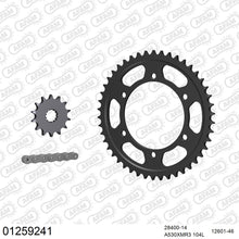 Lade das Bild in den Galerie-Viewer, AFAM Kettensatz 530, X-Ring, 4385kg, YAMAHA FZR 500 1989-1993